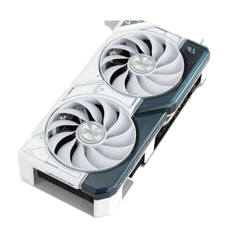 Видеокарта ASUS GeForce RTX 4060 Ti 8GB White 2595Mhz PCI-E 4.0 8192Mb 18000Mhz 128 bit HDMI 3xDP DUAL-RTX4060TI-O8G-WHITE / 90YV0J42-M0NA00