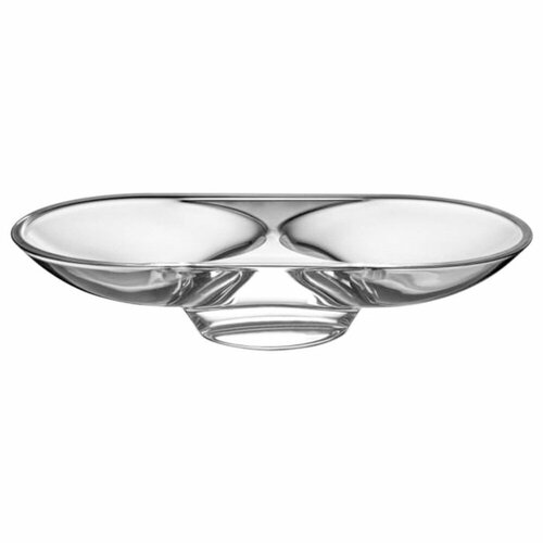 Хрустальная менажница на 2 секции Силуэт 214 х 88 см прозрачный серия Silhouette Nude Glass ND24449_1107387 6280₽