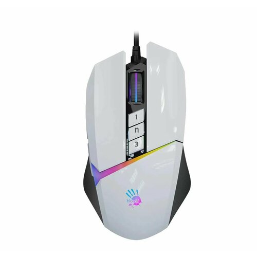 Мышь A4 Bloody W60 Max белый оптическая 10000dpi USB 10but 310000₽