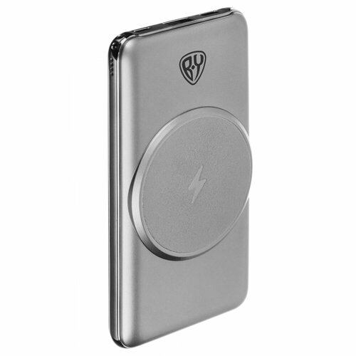 BY Аккумулятор мобильный 10000мАч с беспр зарядкой MAG быстрая зарядка QC30PD 20W 3A серый 4 штуки 15092₽