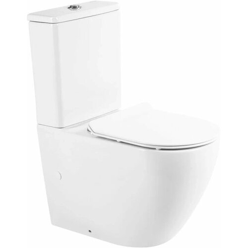 Чаша напольного безободкового унитаза BelBagno Sfera-R BB2141CPR