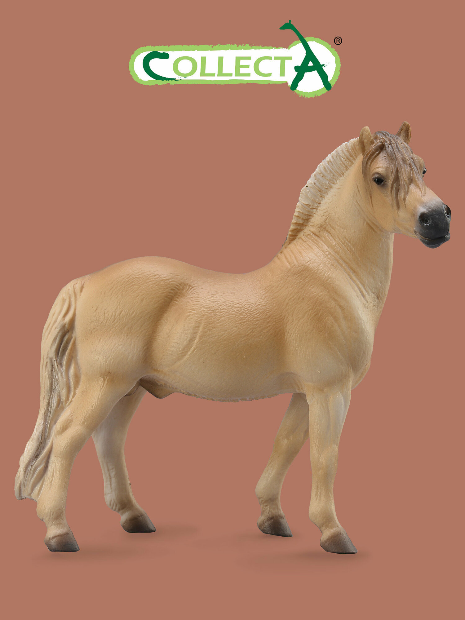 Фигурка лошади Collecta, Жеребец Фьордский бурый