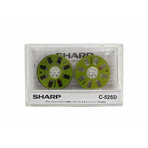 аудиокассета sharp s 90 Аудиокассета SHARP c зелёными боббинками