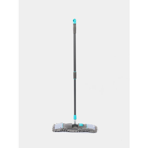 Швабра с флаундером для мытья пола 42 см телескопическая микрофибра Laima 606798 3232₽