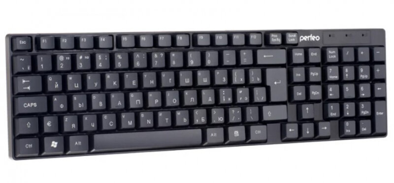 Клавиатура Perfeo DOMINO USB чёрный