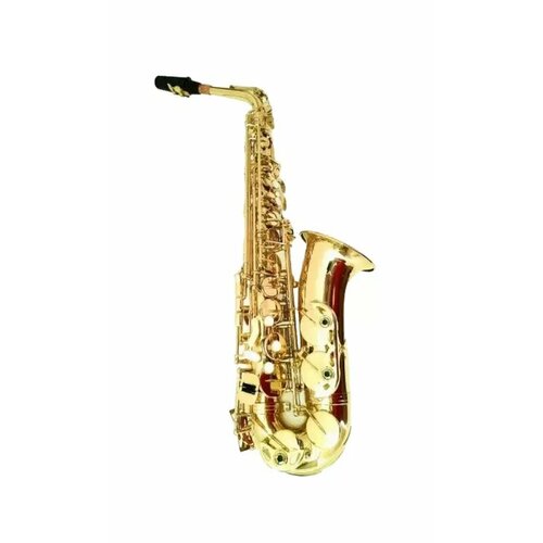 JBAS-270L альт саксофон Eb, материал Yellow brass, лак, регулир. механика, доп. клапаны F и верхний F#, кнопки перламутр, пласт. кейс, мундштук, лигатура, колпачок, тряпочка, гайтан, Pierre Cesar