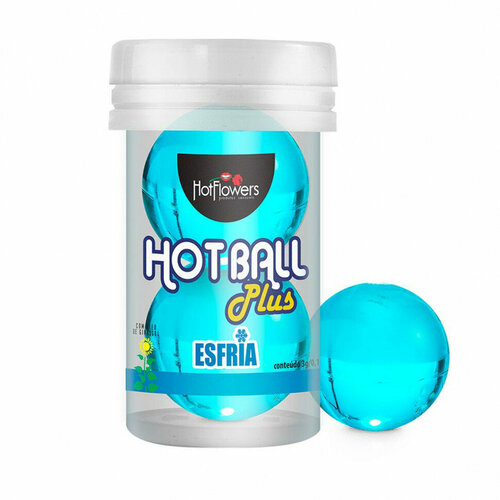 Лубрикант на масляной основе Hot Ball Plus с охлаждающим эффектом (2 шарика по 3 гр.) (цвет не указан)