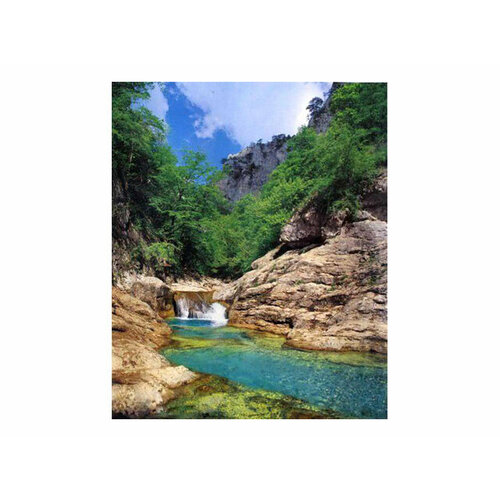 Фотообои 200х260см лазурная речка 74 арт200в 3104₽