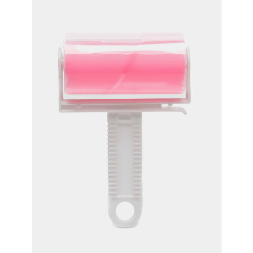 Многоразовый ролик для чистки одежды мебели и плюшевых игрушек Цвет Розовый 499₽