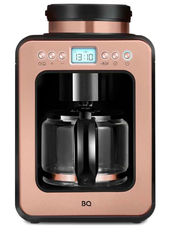 Капельная кофеварка со встроенной кофемолкой BQ CM7001 Розовое Золото-Черный