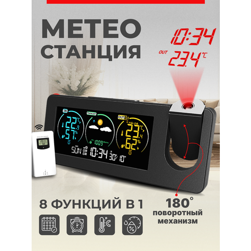 Метеостанция для дома с выносным датчиком 8 функций 587000₽
