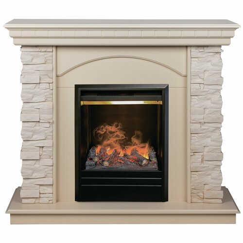 Электрокамин RealFlame ELFORD VR STD/EUG/25.5/HL/24 WT-614 с очагом 3D Olympic электрокамин realflame alta 24 wt kendal 24