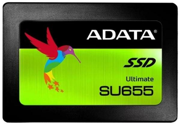 Твердотельный накопитель SSD 2.5 240 Gb A-Data Ultimate SU655 Read 520Mb/s Write 450Mb/s 3D NAND TLC (ASU655SS-240GT-C)