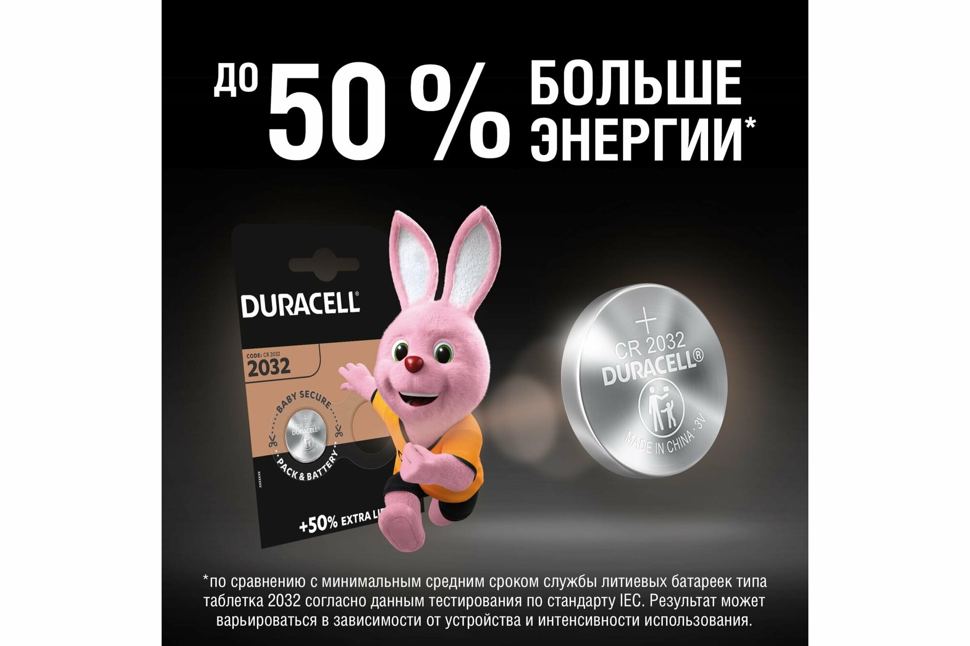 Батарейки литиевые Duracell, 2032 3V 2шт