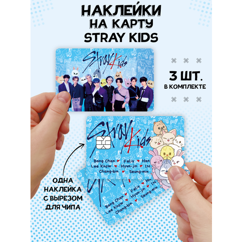 Наклейка Stray Kids для карты банковской наклейка stray kids chang bin для карты банковской