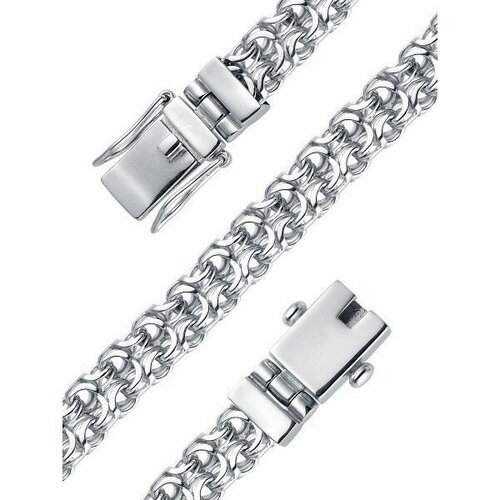 Браслет-цепочка МЗЦ, серебро, 925 проба