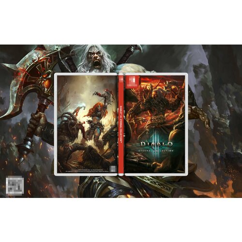 Diablo III Eternal collection Barbarian / Обложка для Кейса Nintendo Switch. игра nintendo switch diablo iii eternal collection