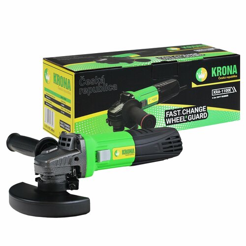 Угловая шлифовальная машина болгарка KRONA KRA-1100E УШМ с регулировкой оборотов 4790₽