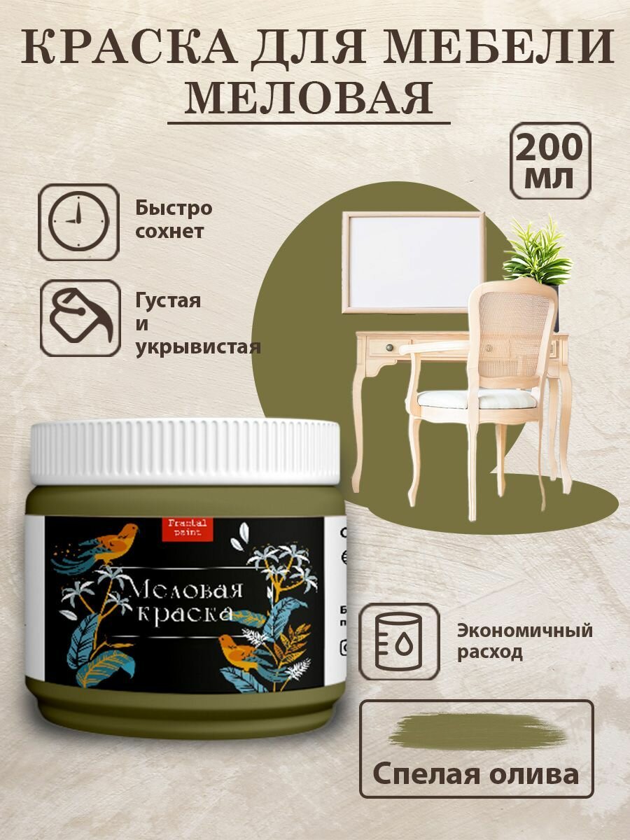 Меловая краска для мебели 