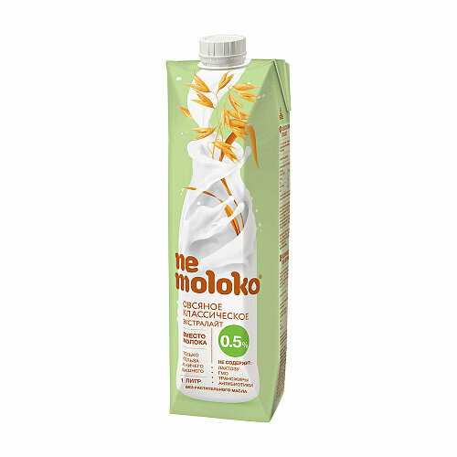 Nemoloko, Напиток "Экстралайт", классический, 1000 мл, 2 штуки