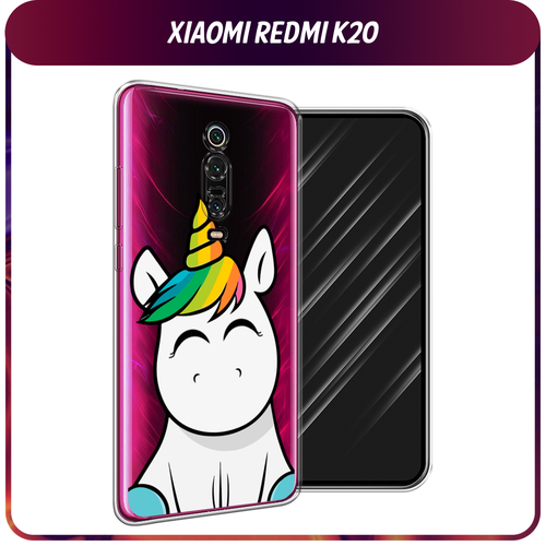 Силиконовый чехол на Xiaomi Redmi K20/K20 Pro/Xiaomi Mi 9T/9T Pro / Сяоми Редми К20 Няшный единорог, прозрачный силиконовый чехол на xiaomi redmi k20 k20 pro xiaomi mi 9t 9t pro сяоми редми к20 scrooge mcduck with a gold chain прозрачный