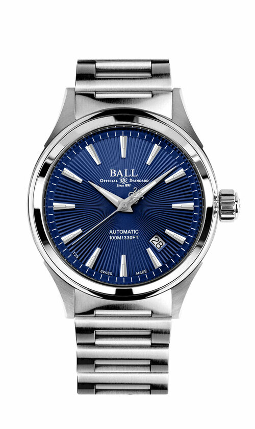 Наручные часы BALL, синий, серебряный