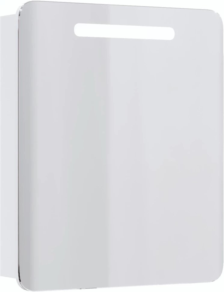 Зеркальный шкаф 60x706 см белый глянец R Onika Неаполь 206064