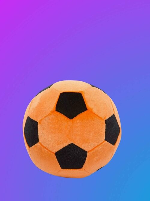 Мягкая игрушка плюшевый футбольный мяч 30 см