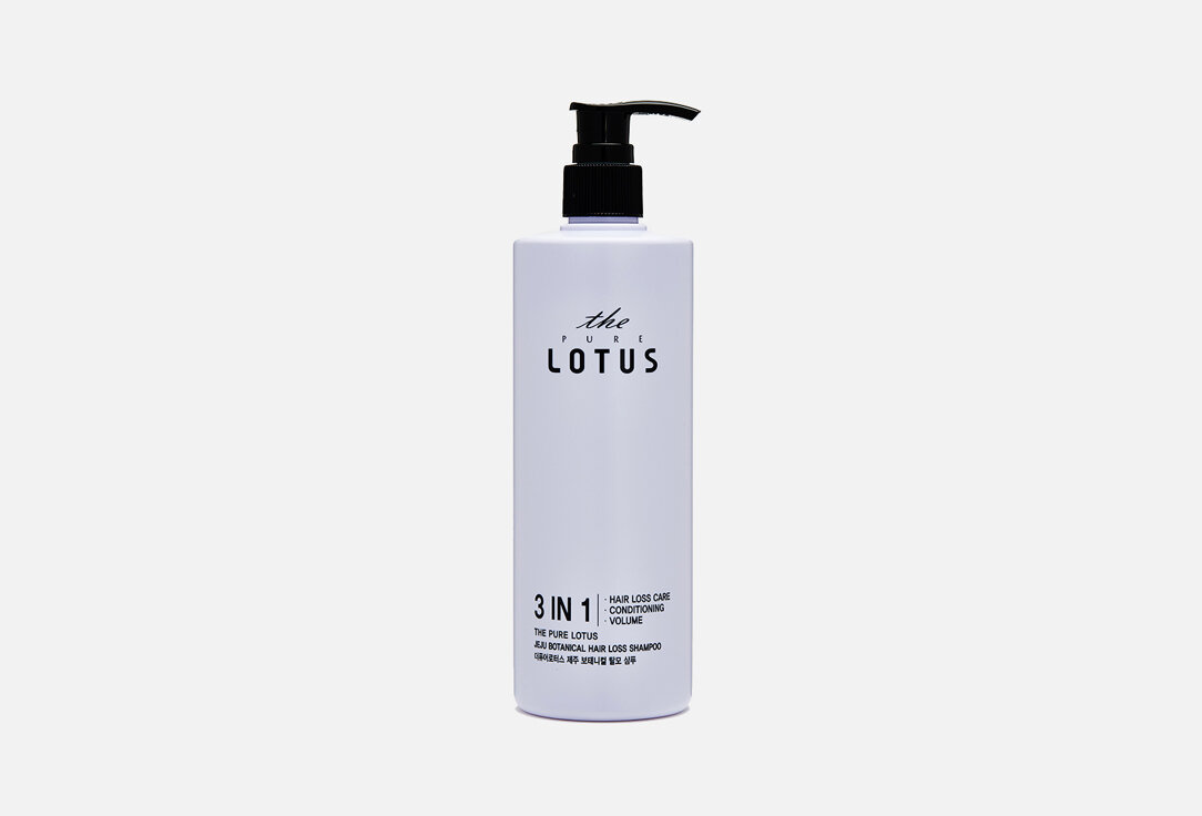 Шампунь для укрепления, смягчения и объема волос THE PURE LOTUS Jeju Botanical Hair Loss Shampoo / объём 420 мл