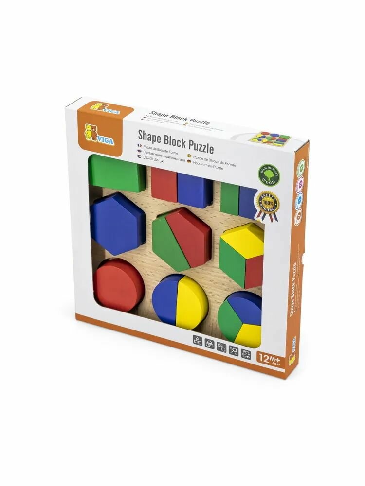 Пазл Viga Toys Формы (58573) - фото №11