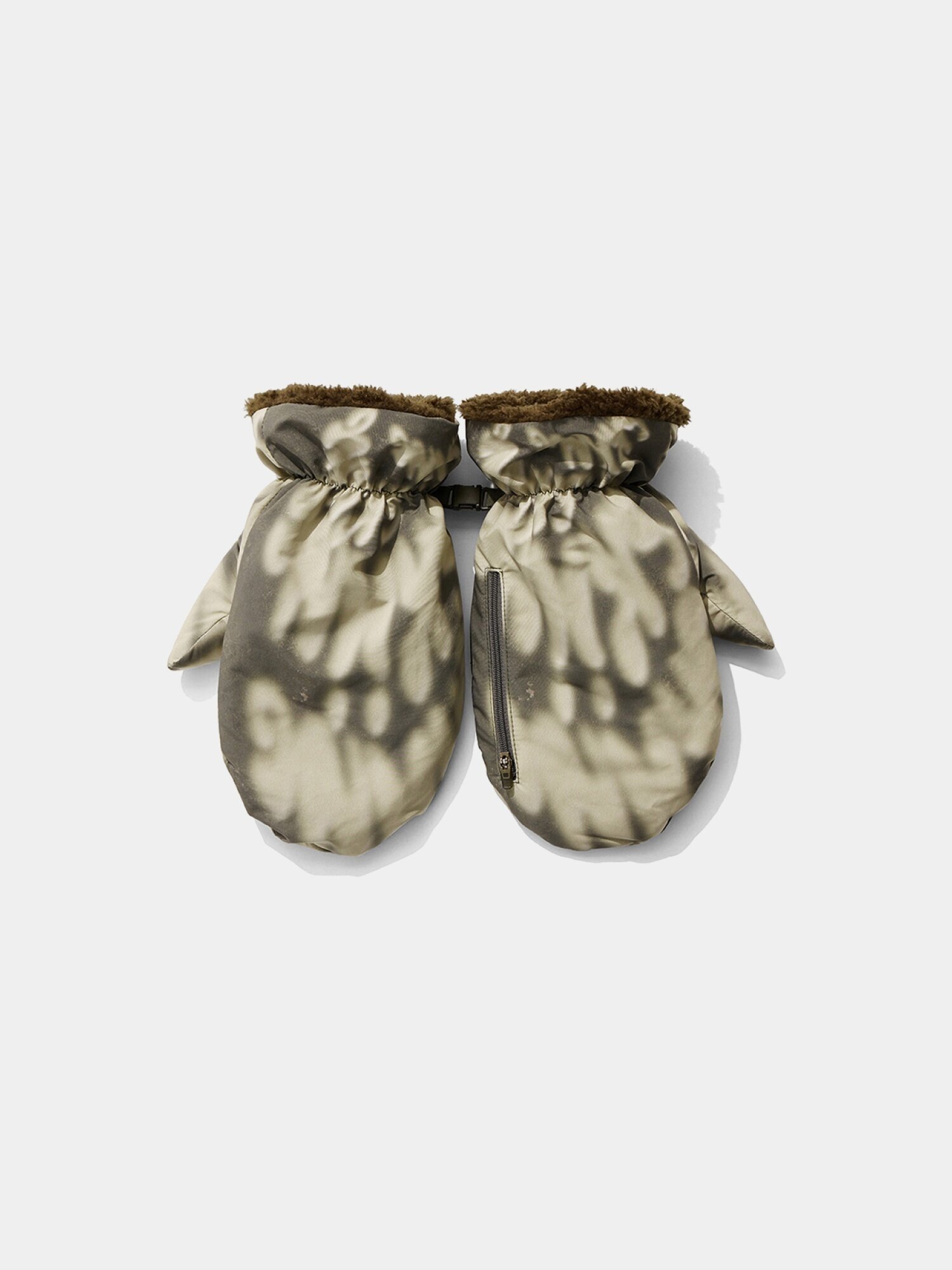 Варежки OPEN YY Graphic Zip Mittens для женщин, размер One size, Khaki