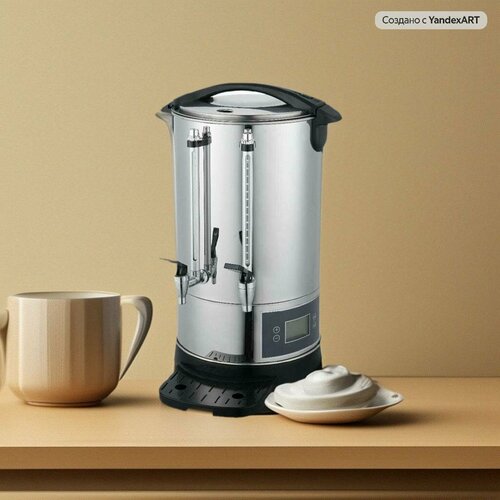 Электрокипятильник-кофеварка AIRHOT WBDD-30D с электронной панелью управления объем 30л термопот наливной с двумя кранами для кафе ресторана столовой для дома мощность 25 кВт 1874900₽