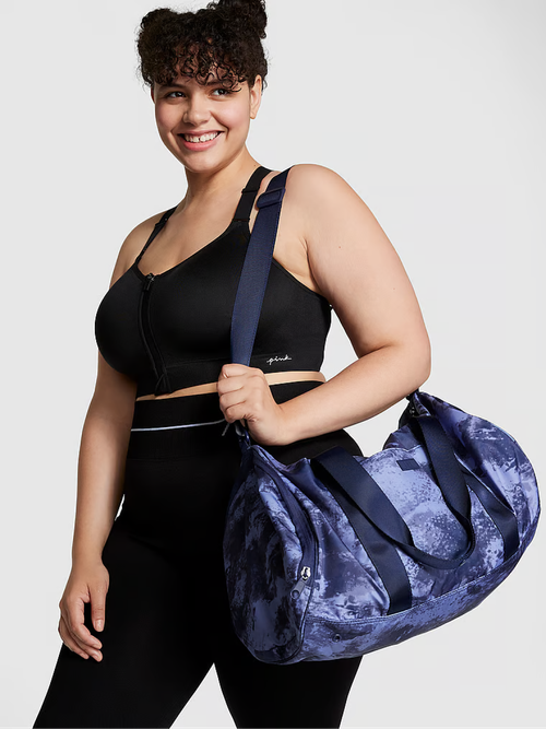 Сумка кросс-боди Victorias Secret Everyday Duffle Bag, фактура гладкая, синий