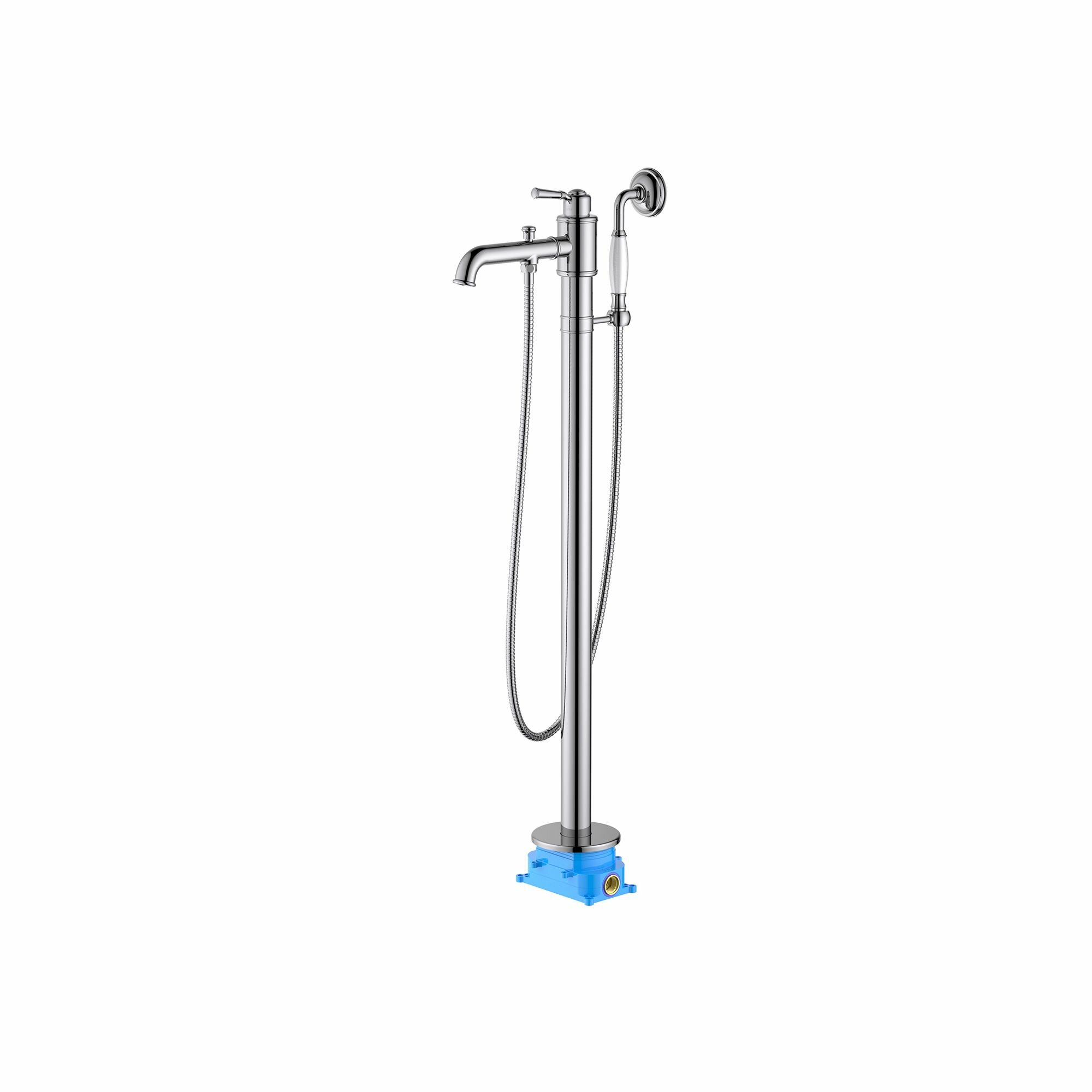 Смеситель для ванны с душем Aquatek Классик хром - фото №1
