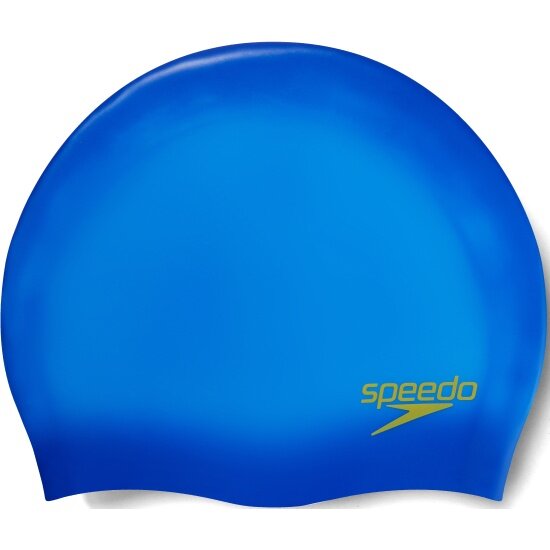 Шапочка для плавания детская Speedo Plain Moulded Silicone Junior, blue, 8-7099015965-5965