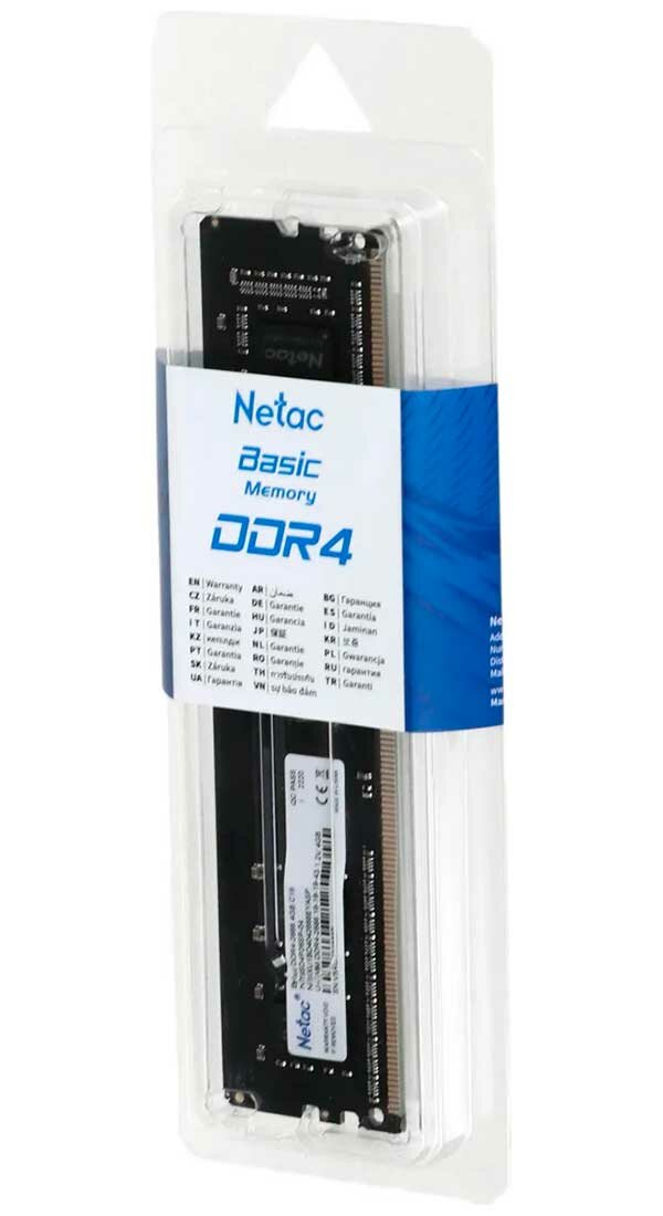 Netac Basic DDR4-2666 4Gb (NTBSD4P26SP-04) - фото №6
