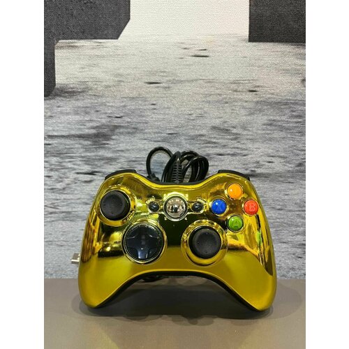 Джойстик геймпад проводной для игровой приставки Xbox 360 и ПК Золотой Блеск 179000₽