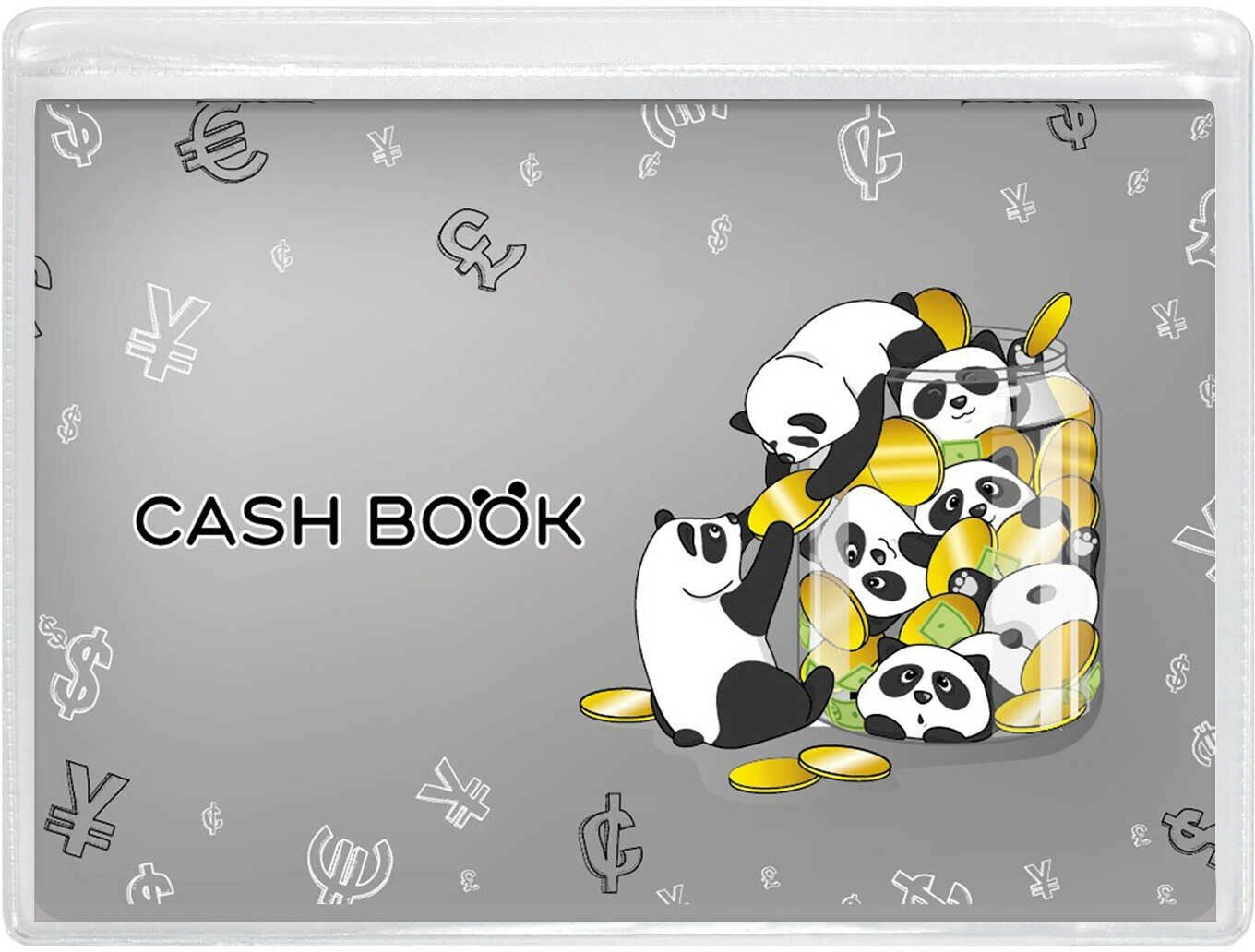 Записная книжка Cash book. Панды, 32 листа