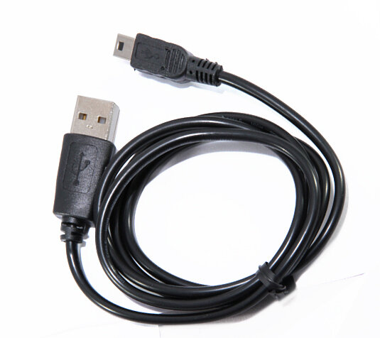 Кабель USB - mini USB (длина кабеля 1 метр) подходит для геймпада джойстика PlayStation 3 PS3 (в пакете) черный