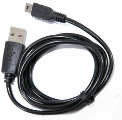 Кабель USB - mini USB, длина кабеля 3 метра (в пакете) подходит для геймпада джойстика PlayStation 3 PS3, черный