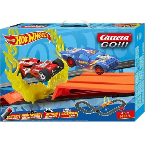 Гоночный автотрек Carrera GO Hot Wheels 4,3м wheels go round