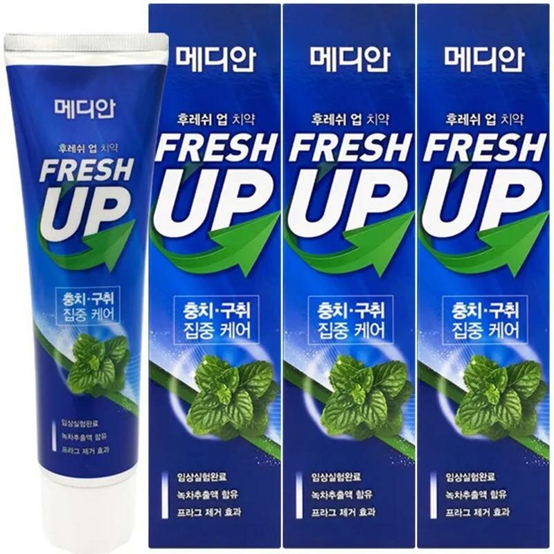 MEDIAN FRESH-UP ORIGINAL Набор зубных паст three*120g