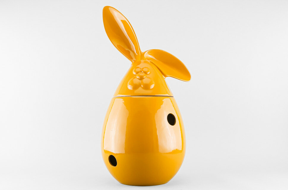 фото Банка для лука 5.5 л Борисовская керамика Кролик