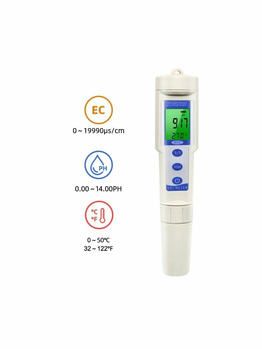 EC/pH/TEMP-метр EC017