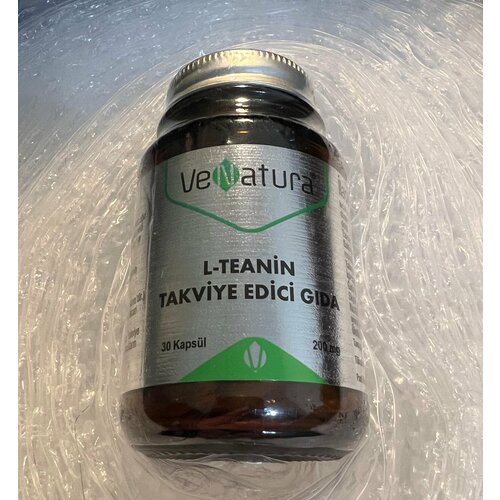 "L-Theanin 200 мг" от бренда "Venatura" - 30 капсул для улучшения когнитивных функций