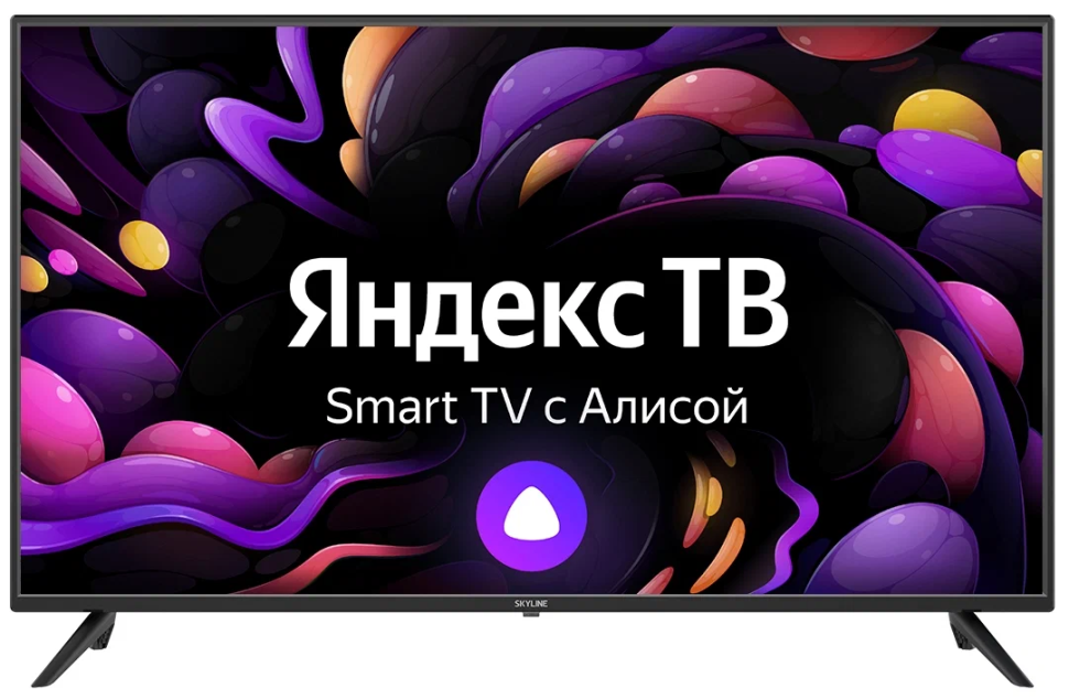 40" Телевизор SkyLine 40LST5975 LED (2021) на платформе Яндекс. ТВ, черный