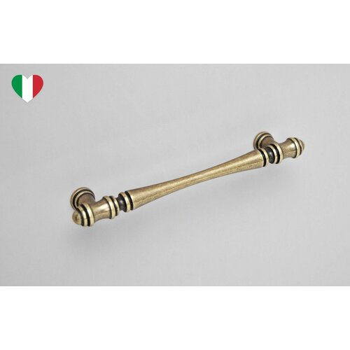 Columnae мебельная ручка-скоба 128 мм французская патина