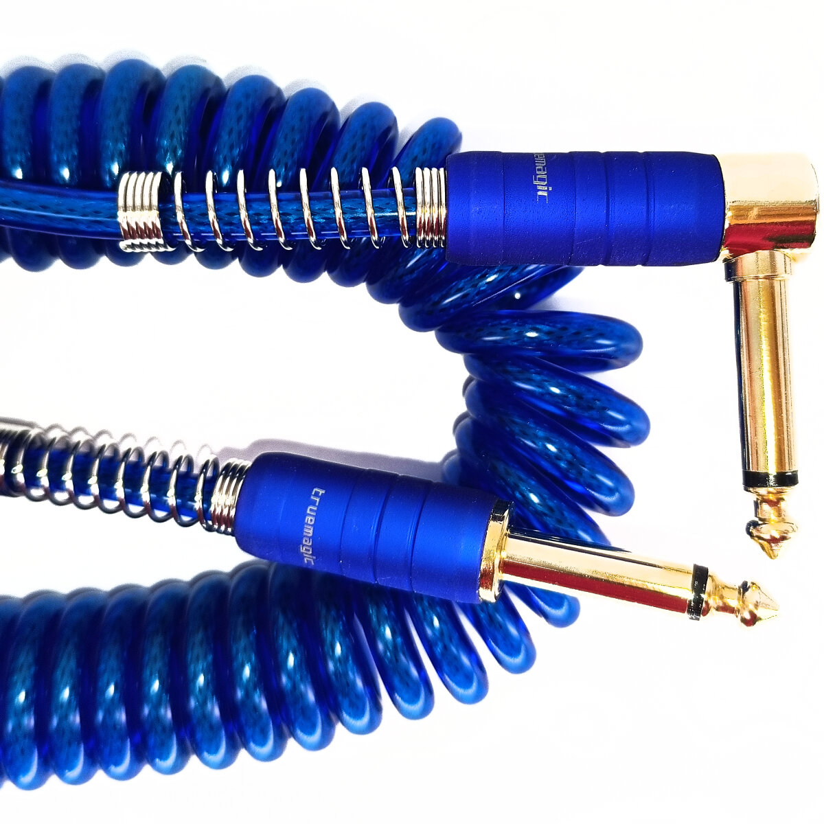 фото True magic TES003/6M Кабель инструментальный витой Jack 6.3 - Jack 6.3 угловой TES003/6M