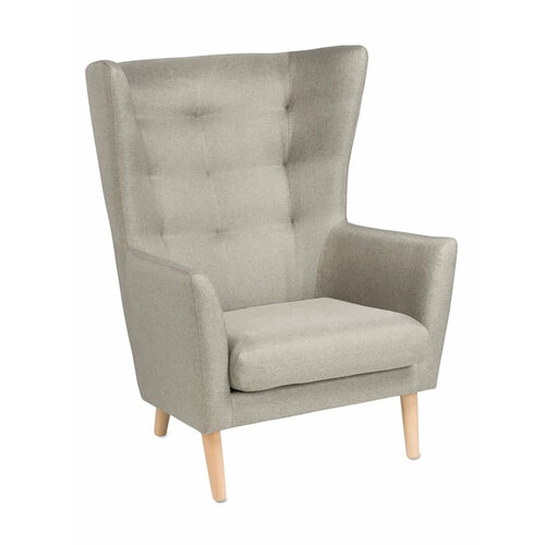 Кресло для отдыха Шведский стандарт Саари, светло-серое