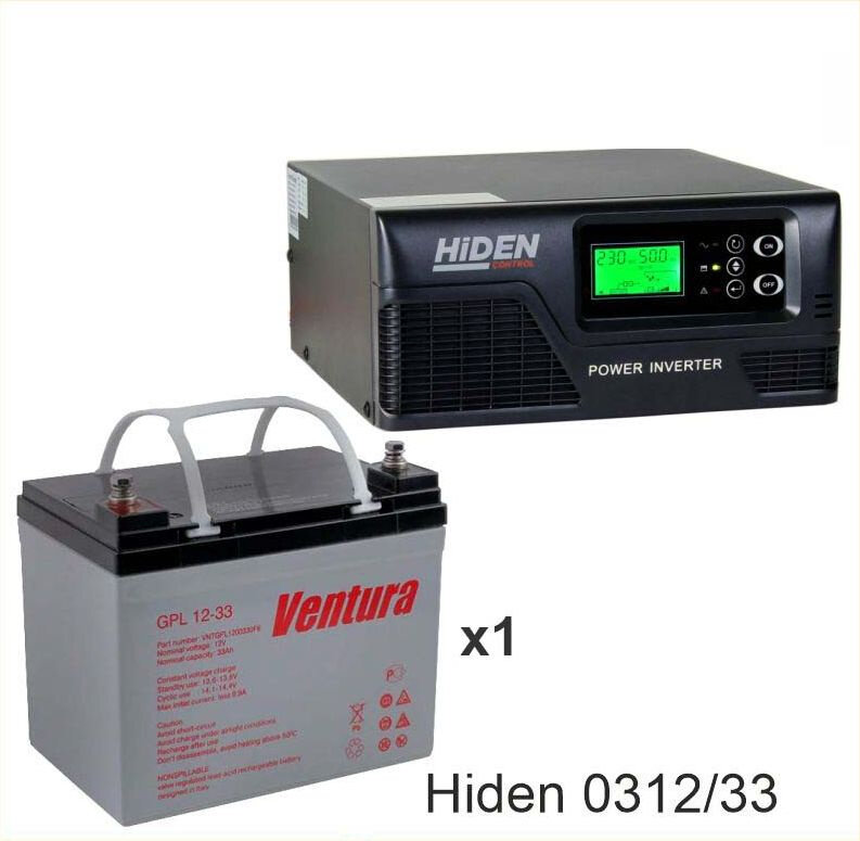 ИБП Hiden Control HPS20-0312 + Ventura GPL 12-33